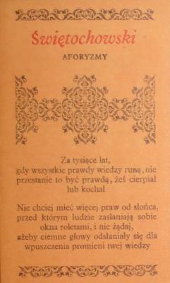 Aforyzmy (Biblioteczka aforystów)