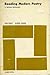 Reading Modern Poetry: A Critical Anthology