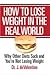 How to lose weight in the real world