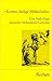 „Komm heilige Melancholie“ - Eine Anthologie deutscher Melancholie- Gedichte.