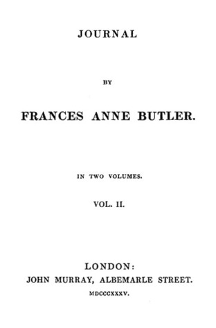 Journal by Frances Anne Butler: Volume 2