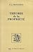 Théorie de la propriété