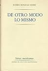 De otro modo lo m...