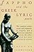 Sappho and the Greek Lyric Poets by Willis Barnstone