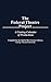 The Federal Theatre Project: A Catalog-Calendar of Productions