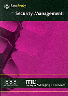 Security Management (It Infrastructure Library Series)