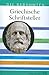 Griechische Schriftsteller by Rainer Nickel