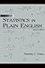 Statistics in Plain English