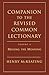 Companion to the Revised Common Lectionary: Mining the Meaning : Help in Sermon Preparation Year A