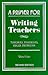 A Primer for Writing Teachers