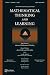 Advanced Mathematical Thinking (Special Issue of Mathematical Thinking & Learning S)
