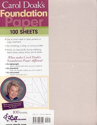 Carol Doak's Foundation Paper (Paperback)