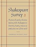Shakespeare Survey 2: Shakespearian Production
