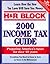 H&R Block 2000 Income Tax G...