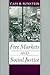 Free Markets and Social Justice by Cass R. Sunstein