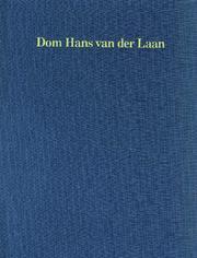 Dom Hans van der Laan: Works and Words (Hardcover)
