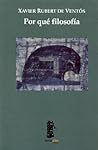 Por qué filosofía Por qué filosofía