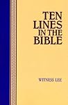 Ten Lines in the Bible