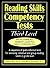 Reading Skills Competency Tests: Competency Tests for Basic Reading Skills (J-B Ed: Ready-to-Use Activities)