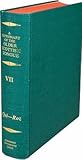 A Dictionary of the Older Scottish Tongue: From the Twelfth Century to the End of the Seventeenth: Volume VII: Qui-Ro (Dictionary of Older Scotish Tongue, Parts 37-41)
