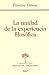 La unidad de la experiencia filosófica by Étienne Gilson