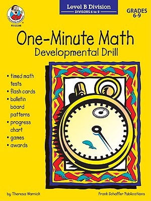 One-Minute Math Level B Division: Divisors 6 to 9 (Developmental Drill)
