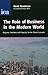 The Role of Business in the Modern World by David R. Henderson