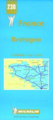 Michelin Bretagne (Brittany), France Map No. 230