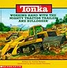 Working Hard With The Mighty Tractor Trailer And Bulldozer (Tonka)