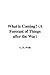 What is Coming? (A Forecast of Things after the War)