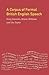 A Corpus of Formal British English Speech by Gerry Knowles