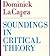 Soundings in Critical Theory