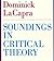 Soundings in Critical Theory