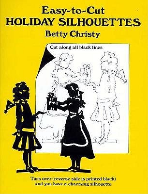 Easy-To-Cut Christmas Silhouettes (Paperback)