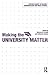Making the University Matter by Barbie Zelizer