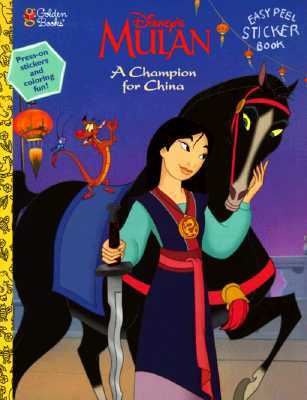 A Champion for China: Easy Peel Sticker Book (Mulan)
