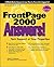 FrontPage 2000 Answers!