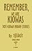 Remember, We Are Kiowas: 101 Kiowa Indian Stories