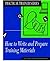 Ht Write & Prepare Tra -Op/032 (Practical Trainer Series)