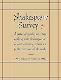 Shakespeare Survey 5: Textual Criticism