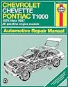 Chevrolet Chevette and Pontiac T1000 1976 Thru 1987 All Gasoline Models Chevrolet Chevette and Pontiac T1000 1976 Thru 1987 All Gasoline Models