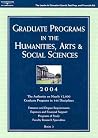 Grad Guides Book 2: Graduate Programs in the Humanities, Arts and Social