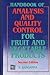 Manual of Analysis of Fruit &