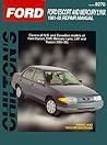 Ford Escort and Mercury Lynx 1981-95 Repair Manual (Chilton's Total Car Care)