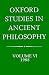 Oxford Studies in Ancient P...