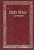 Holy Bible: King James Version: Old Testament Genesis thru II Kings, Vol. 1