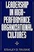Leadership in High-Performance Organizational Cultures