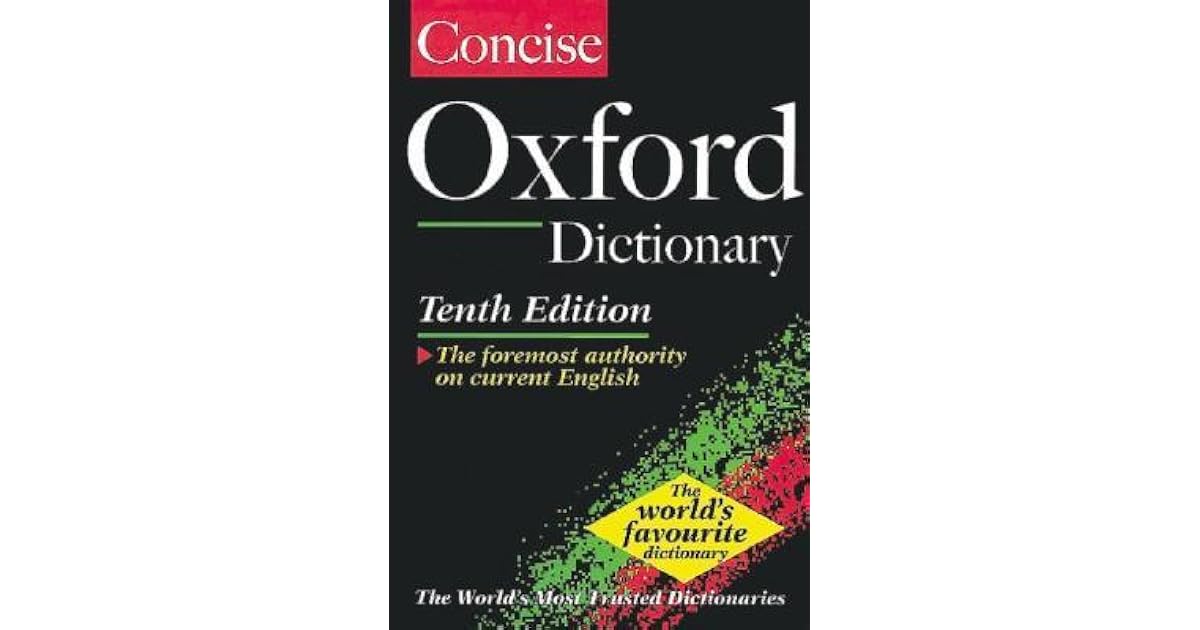 The Concise Oxford Dictionary by Judy Pearsall