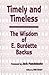 Timely and Timeless: The Wisdom of E. Burdette Backus