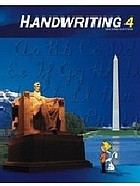 Handwriting 4, for Christian Schools (Paperback)
